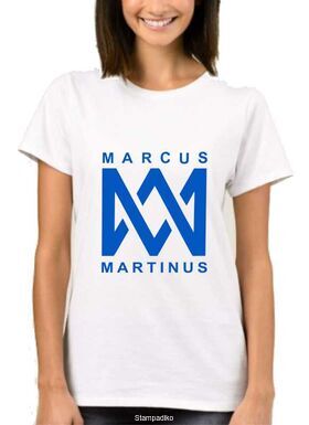 Μπλούζα t-shirt  με στάμπα Marcus & Martinus