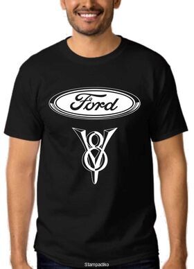 Μπλούζα αυτοκινήτου με στάμπα FORD V8