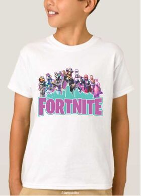 Μπλουζάκι με στάμπα Fortnite