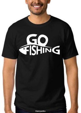 Μπλούζα t-shirt Go Fishing