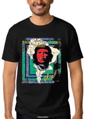Μπλούζα t-shirt Che Quevara Hasta La Victoria Siempre