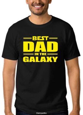 Μπλούζα t-shirt Best Dad in The Galaxy