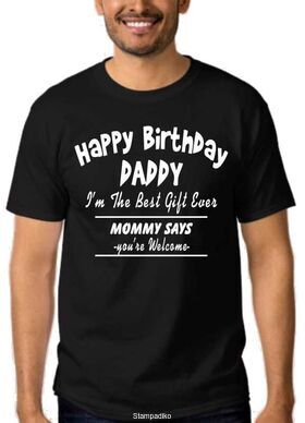 Μπλούζα t-shirt Happy Birthday Daddy