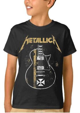 Παιδικό μπλουζάκι με στάμπα Metallica James Hetfield Gibson Guitar