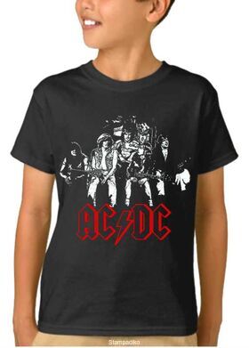 Παιδικό μπλουζάκι με στάμπα ACDC Original Band Members