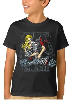 Παιδικό μπλουζάκι με στάμπα Guns N Roses Slash