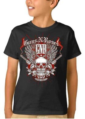 Παιδικό μπλουζάκι με στάμπα Guns N Roses Destruction