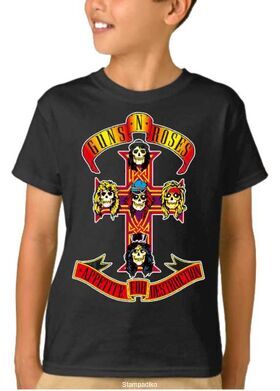 Παιδικό μπλουζάκι με στάμπα Guns N Roses Appetite For Destruction