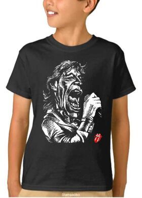 Παιδικό μπλουζάκι με στάμπα Rolling Stones Mick Jagger