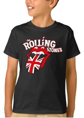 Παιδικό μπλουζάκι με στάμπα Rolling Stones Distressed UK Tongue T-Shirt