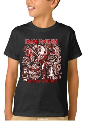 Παιδικό μπλουζάκι με στάμπα Iron Maiden The Best On The Road