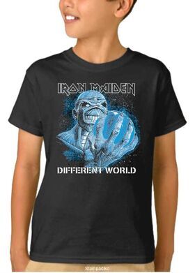 Παιδικό μπλουζάκι με στάμπα Iron Maiden Different World