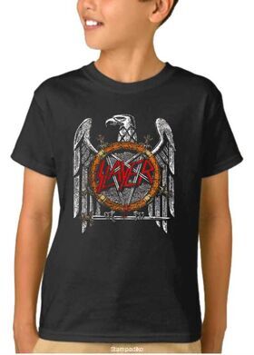 Παιδικό μπλουζάκι με στάμπα Slayer Silver Eagle
