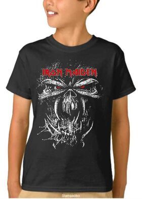 Παιδικό μπλουζάκι με στάμπα Iron Maiden Final Frontier Eddie