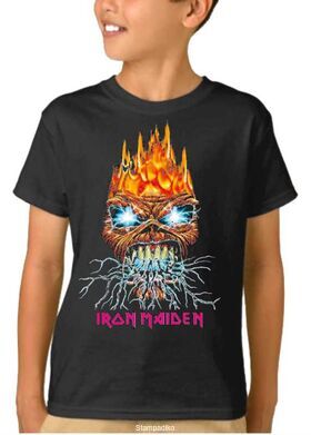 Παιδικό μπλουζάκι με στάμπα Iron Maiden