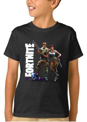 Mπλούζα Black με στάμπα Fortnite Game Battle Royale