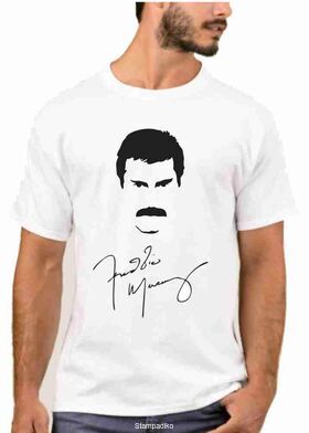 Rock t-shirt με στάμπα Freddie Mercury Queen