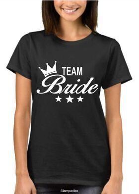 Μπλουζάκι με στάμπα Team Bride Bachelor Party