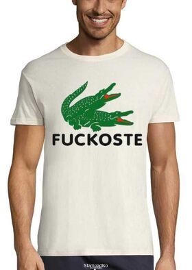 Αστεία χιουμοριστικά μπλουζάκια με στάμπα Funny T-shirts Fuckost Black