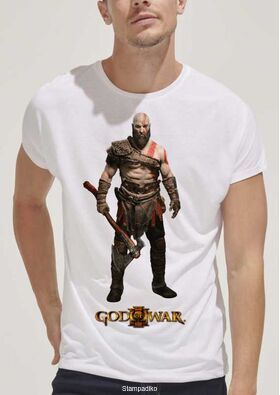 Μπλουζάκι με στάμπα God of War Kratos: Ghost of Sparta