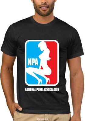 Αστεία T-shirts National Porn Association