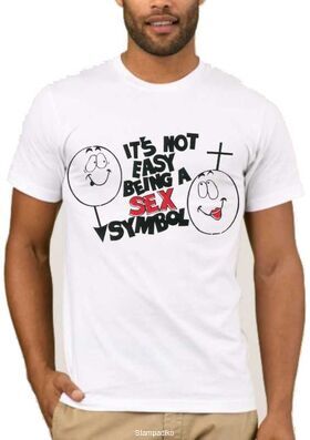 Αστεία T-shirts Its Not Easy Being A Sex Symbol