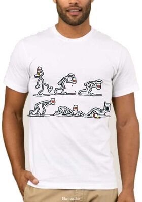 Αστεία T-shirts Drunk Man