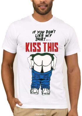 Αστεία T-shirts If you don't like my t-shirts kiss my