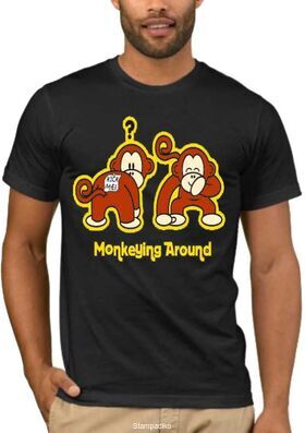 Αστεία T-shirts Monkeying Around