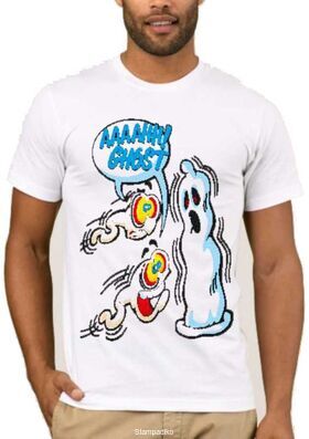Αστεία T-shirts AAAAHH! Ghost