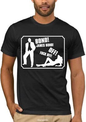 Αστεία T-shirts Bond James Bond Fuck Off