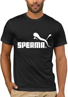 Αστεία T-shirts με στάμπα Sperma