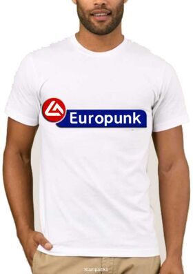 Αστεία T-shirts με στάμπα Europunk
