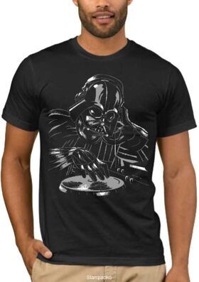 Αστεία T-shirts Star Wars Play Music