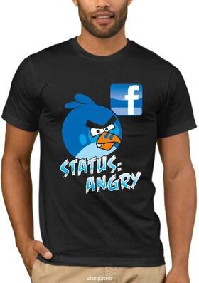 Αστεία T-shirts Status Angry