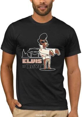Αστεία T-shirts Elvis is alive