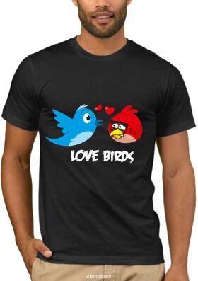 Αστεία μπλουζάκια με στάμπα Love Birds T-shirts