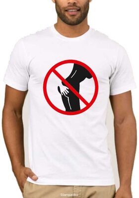 Αστεία μπλουζάκια με στάμπα Don't Touch my Ass T-shirts