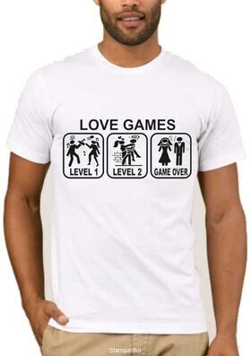 Αστεία T-shirts Love Games