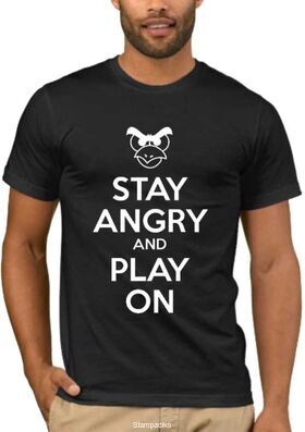 Αστεία T-shirts Stay Angry And Play On