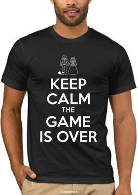 Αστεία T-shirts Keep Calm And The Game Is Over