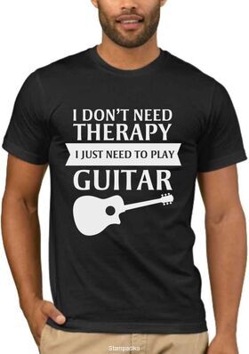 Μπλουζάκι,φούτερ κουκούλα & φούτερ χωρίς κουκούλα με στάμπα I Just Need To Play Guitar