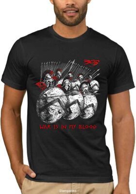 Μπλουζάκι με στάμπα War is may blood