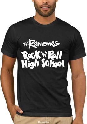 Rock t-shirt με στάμπα Ramones Rock And Roll High School