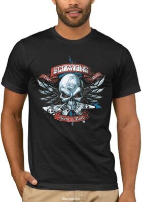 Rock t-shirt SCORPIONS Rock and Roll