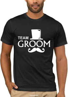 Μπλουζάκι με στάμπα Team Groom