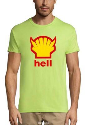 Xιουμοριστικό αστείο μπλουζάκι Hell medium