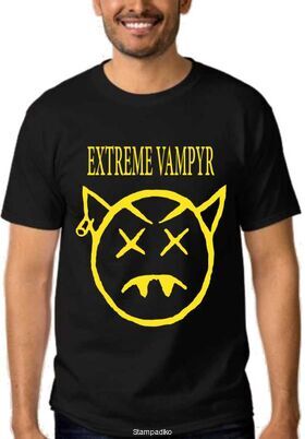 Μπλουζάκι με στάμπα Extreme Vampyr Nirvana