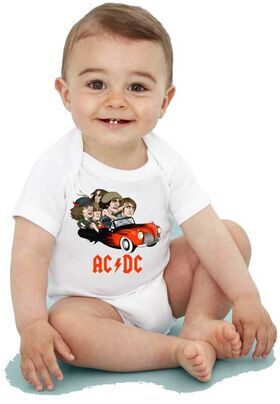 Παιδικό φορμάκι με στάμπα AC/DC Back in Business Again