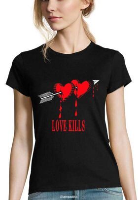 Μπλούζα t-shirt  Woman Love Kills